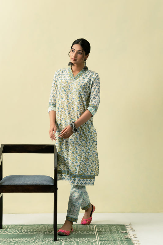 Asmani Kurta Set