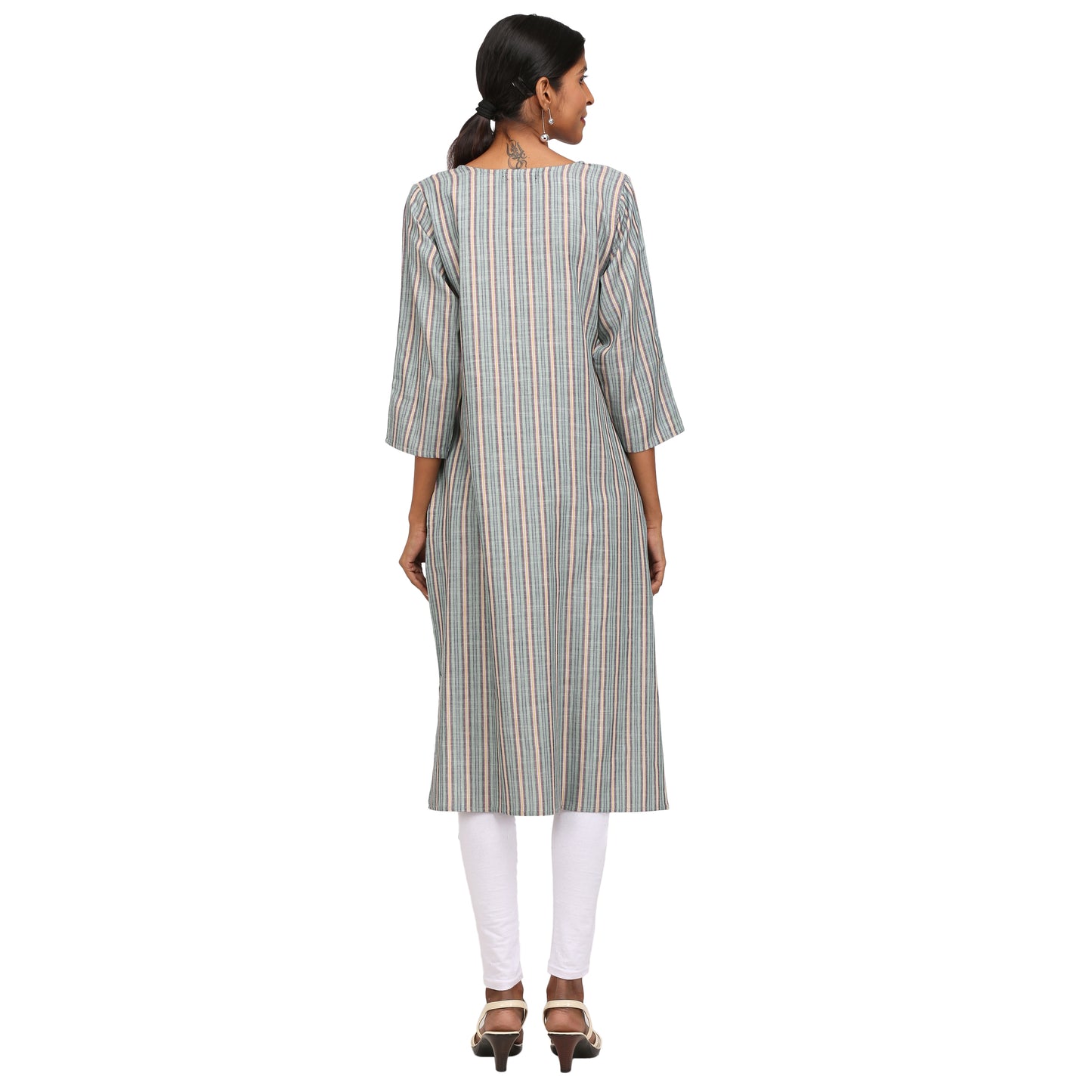 Blue Stripped Kurta