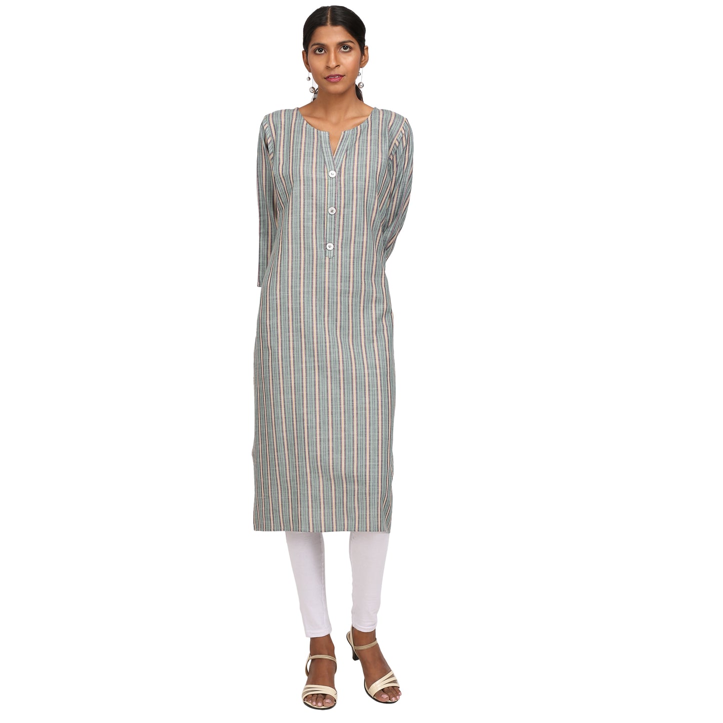 Blue Stripped Kurta