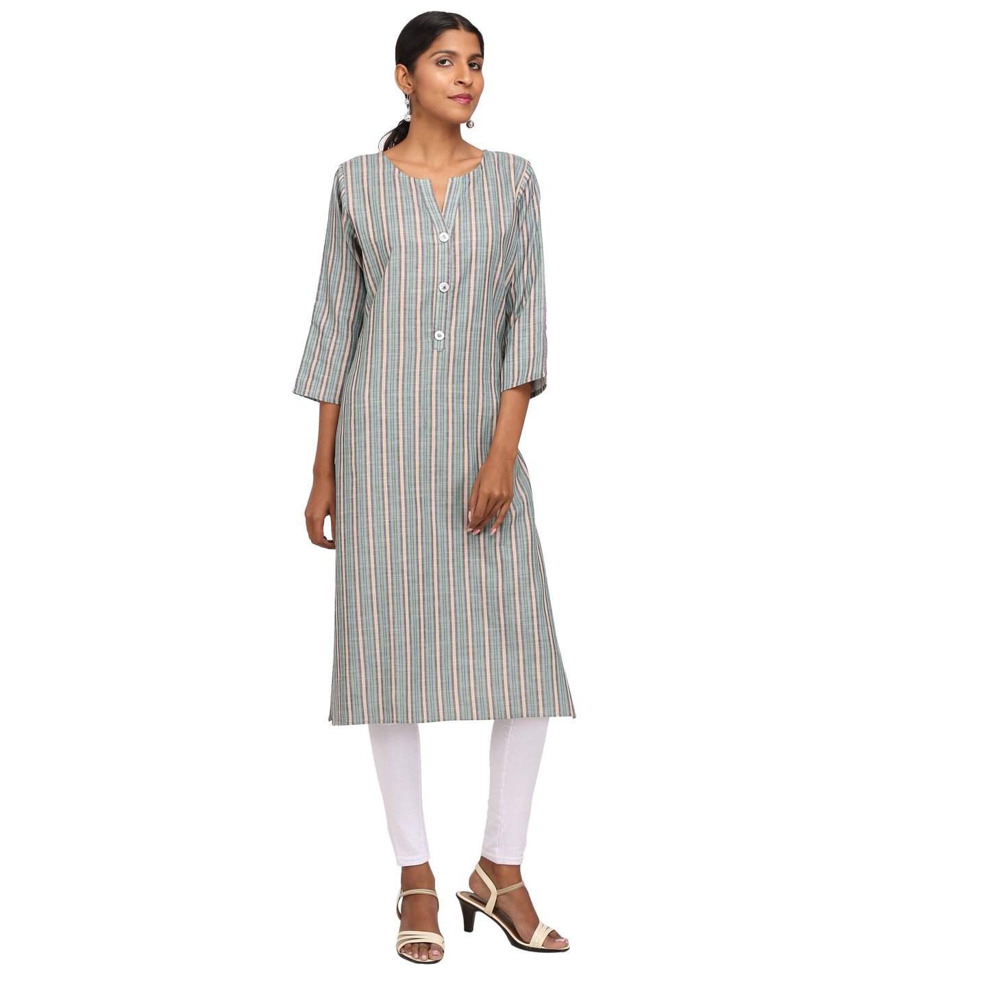 Blue Stripped Kurta