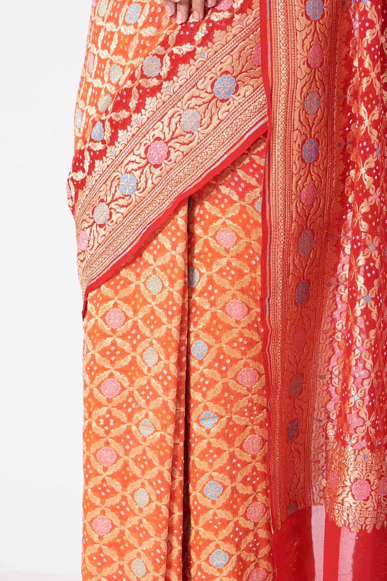Vama Bandhani Saree