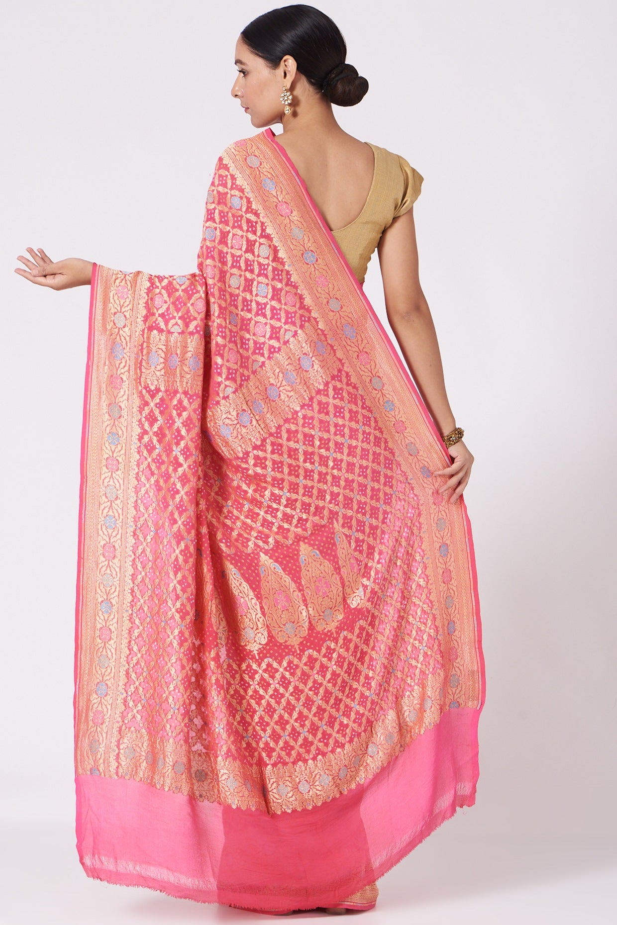Beona Bandhani Saree
