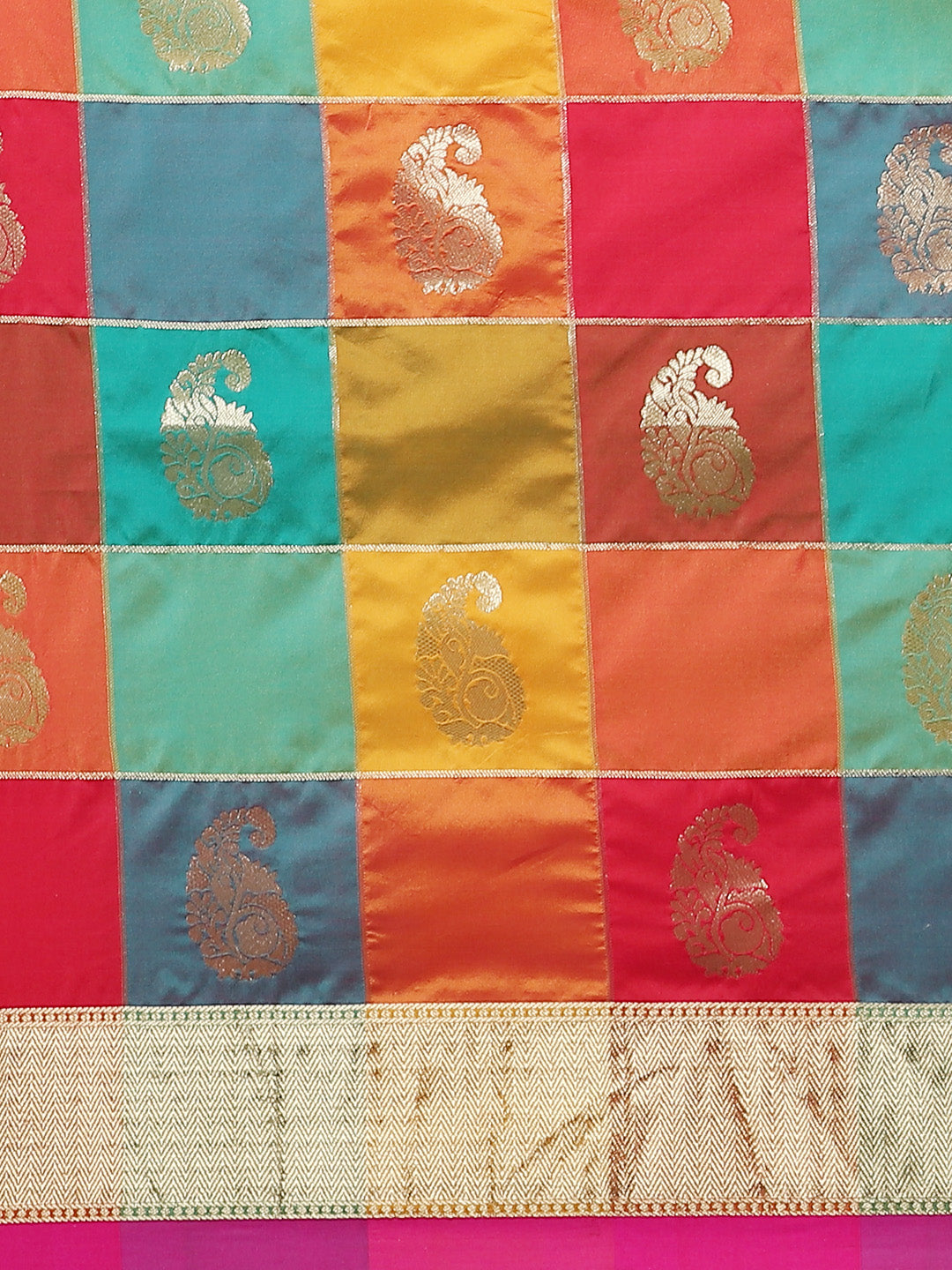 Multicoloured Banarasi Saree
