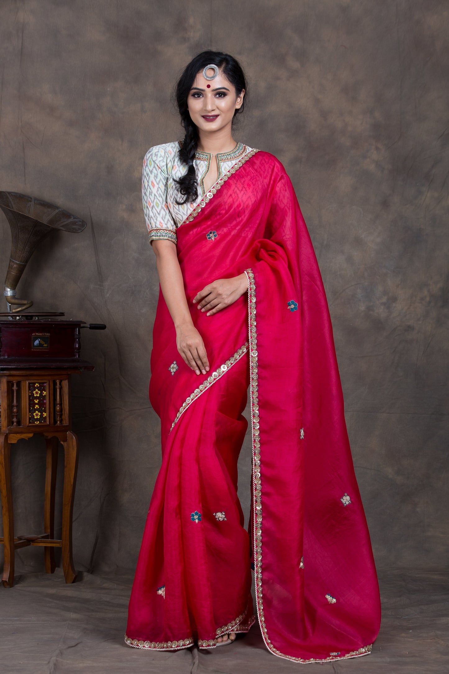 Radha Organza Saree