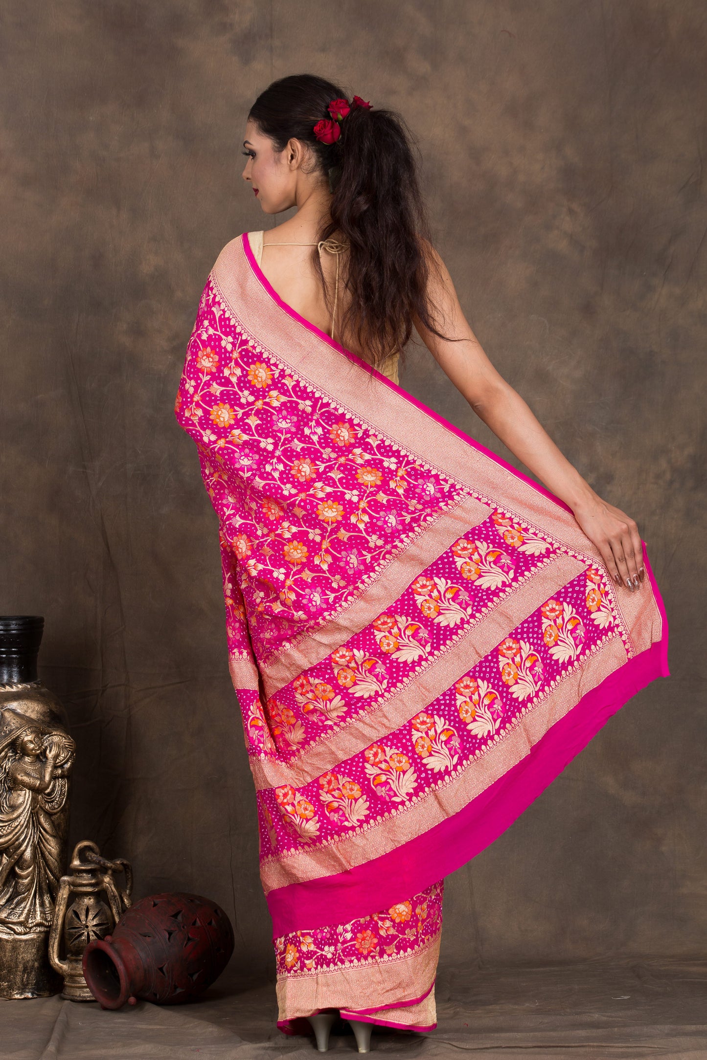 Dhira Bandhani Saree