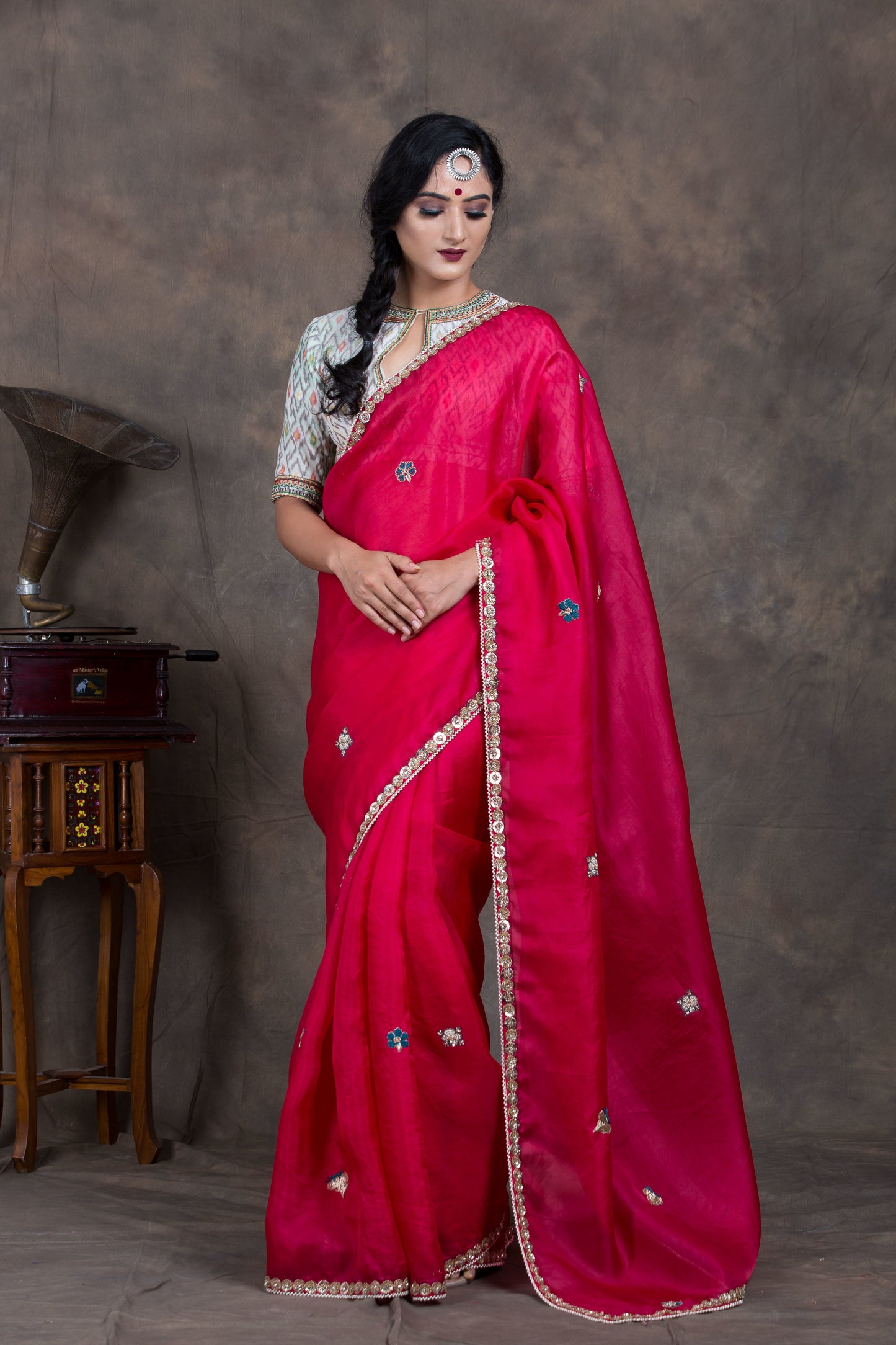 Radha Organza Saree