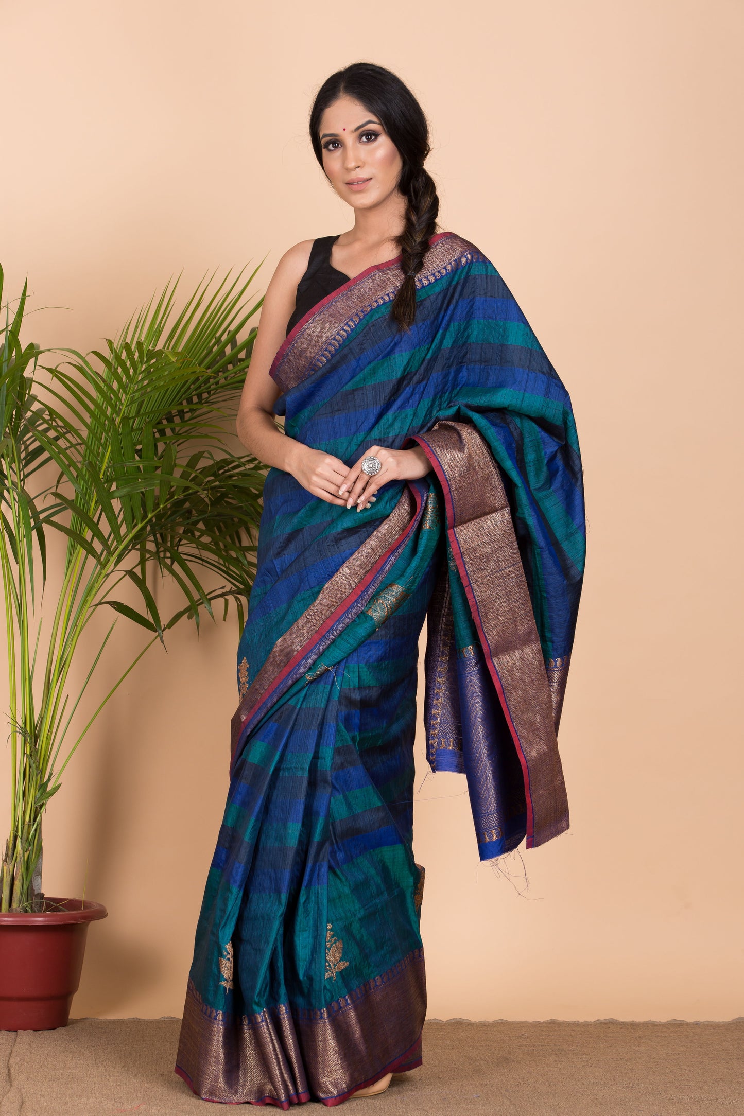 Dupion Pure Silk Saree