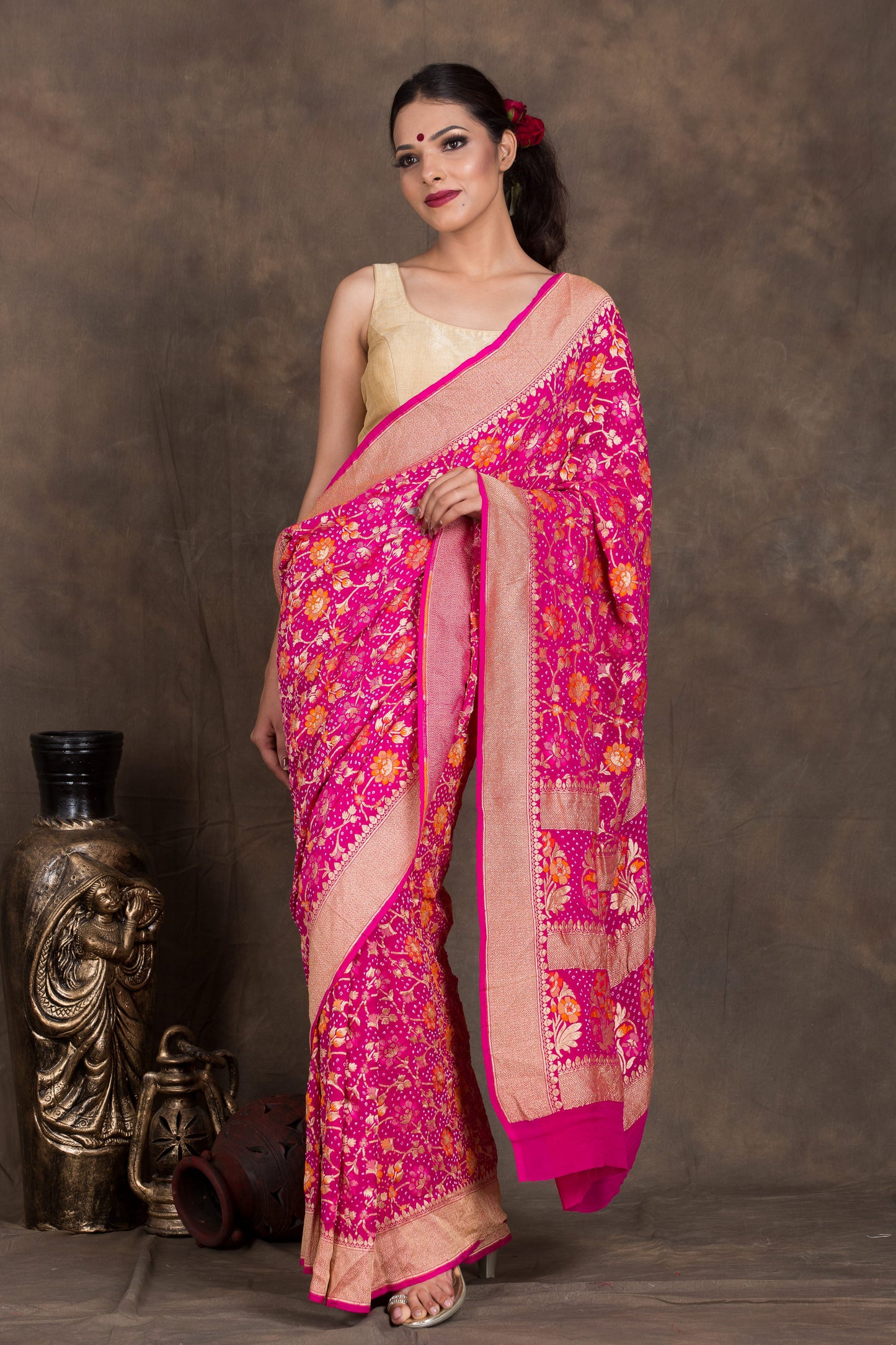 Dhira Bandhani Saree