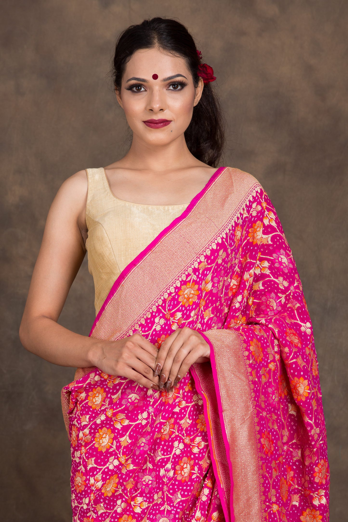Dhira Bandhani Saree