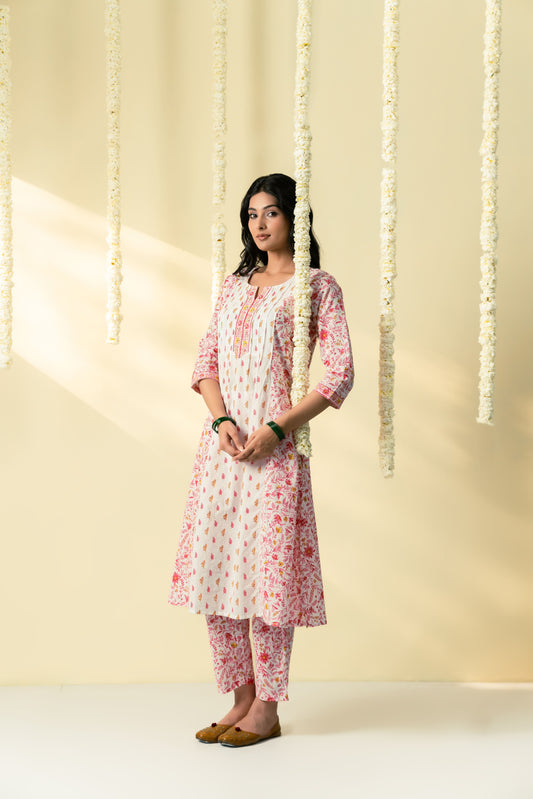 Leher Kurta Set