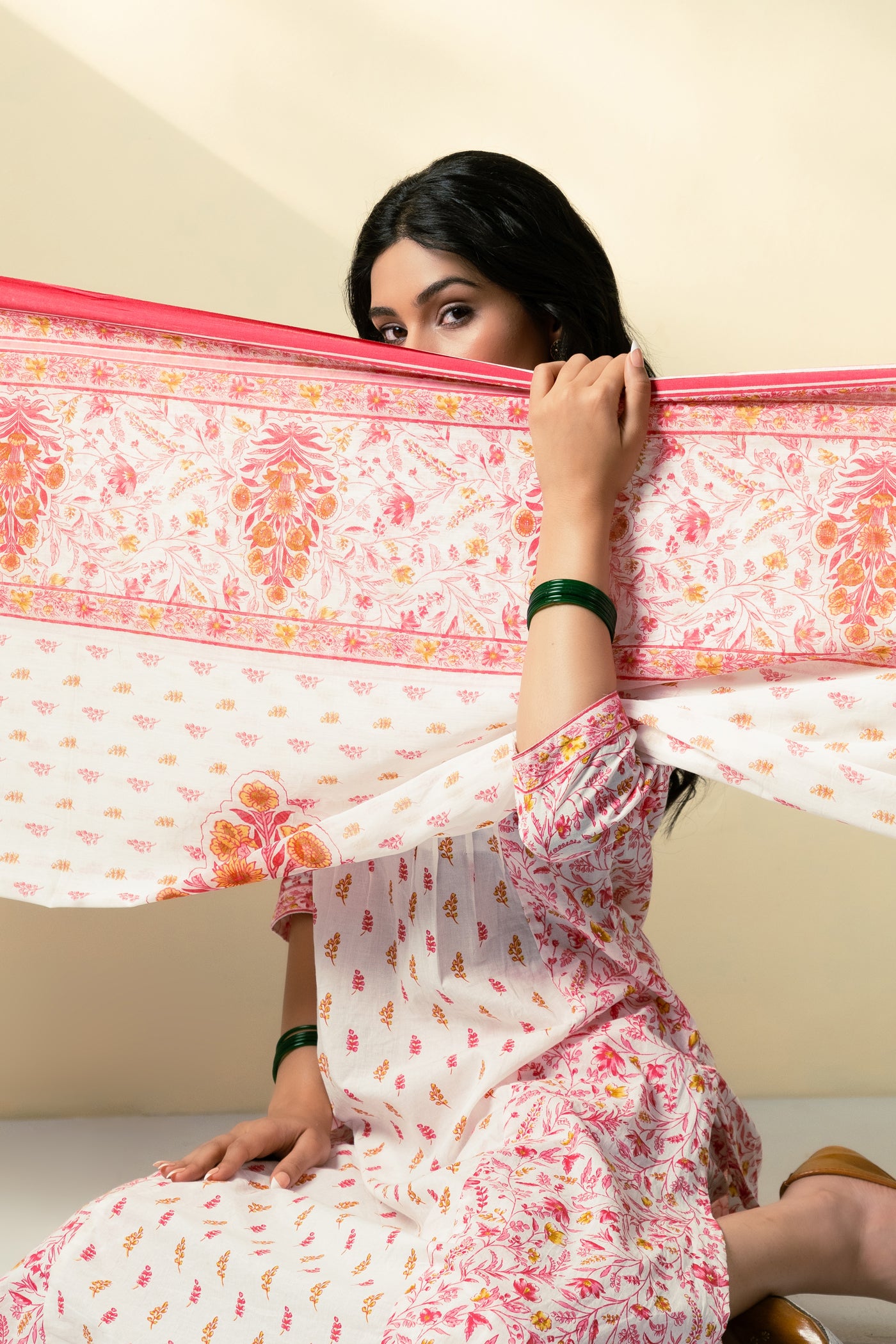 Leher Kurta Set