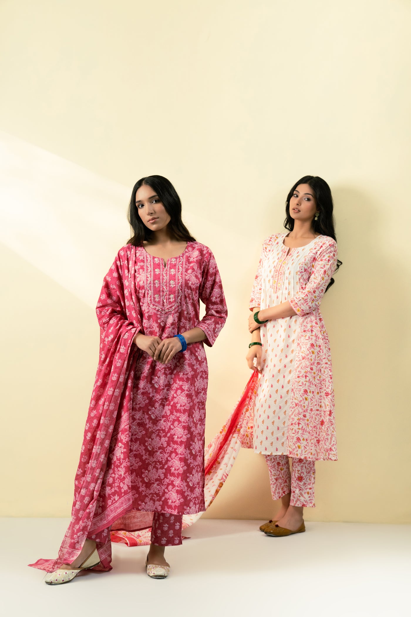 Leher Kurta Set