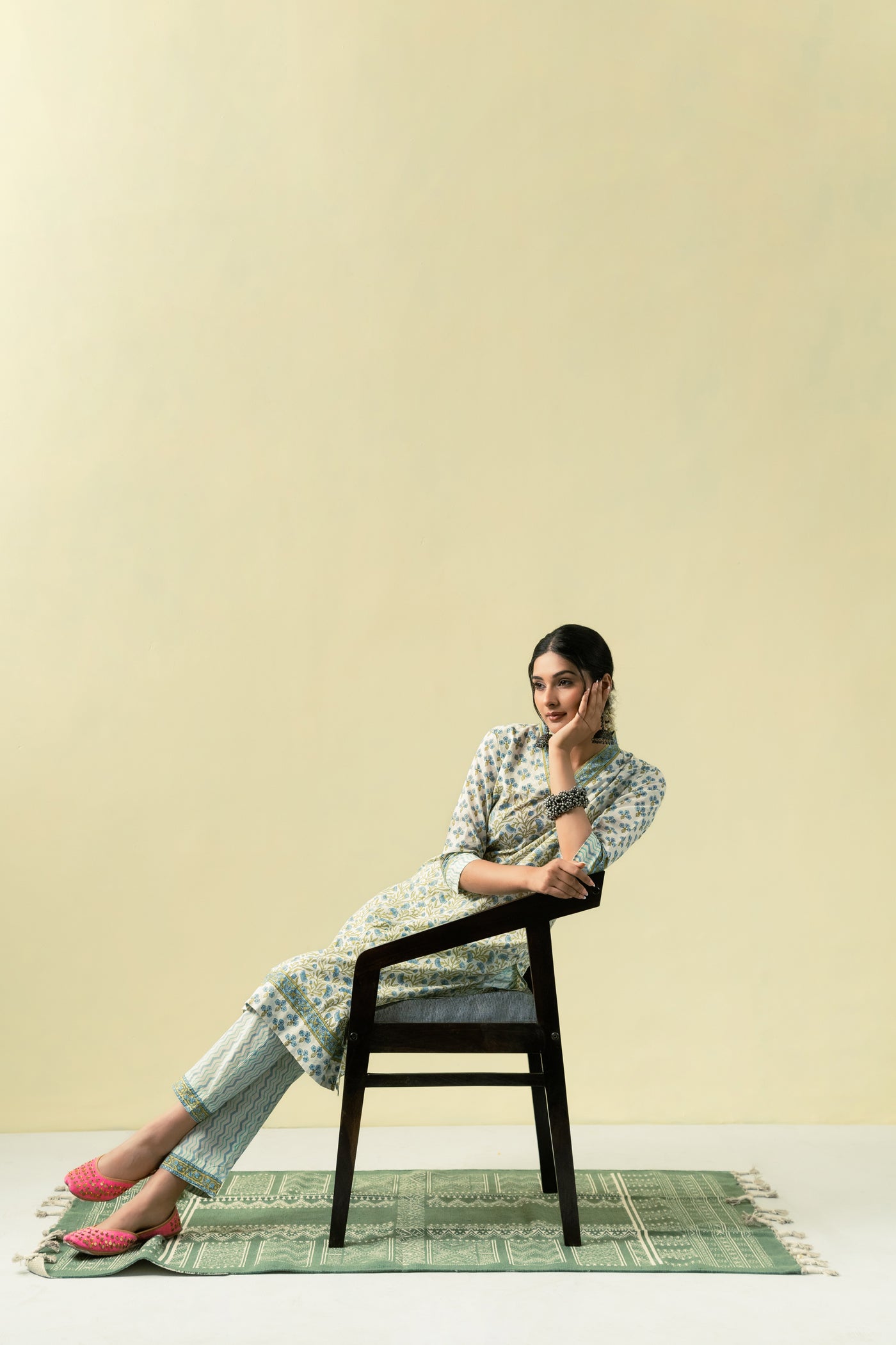 Asmani Kurta Set