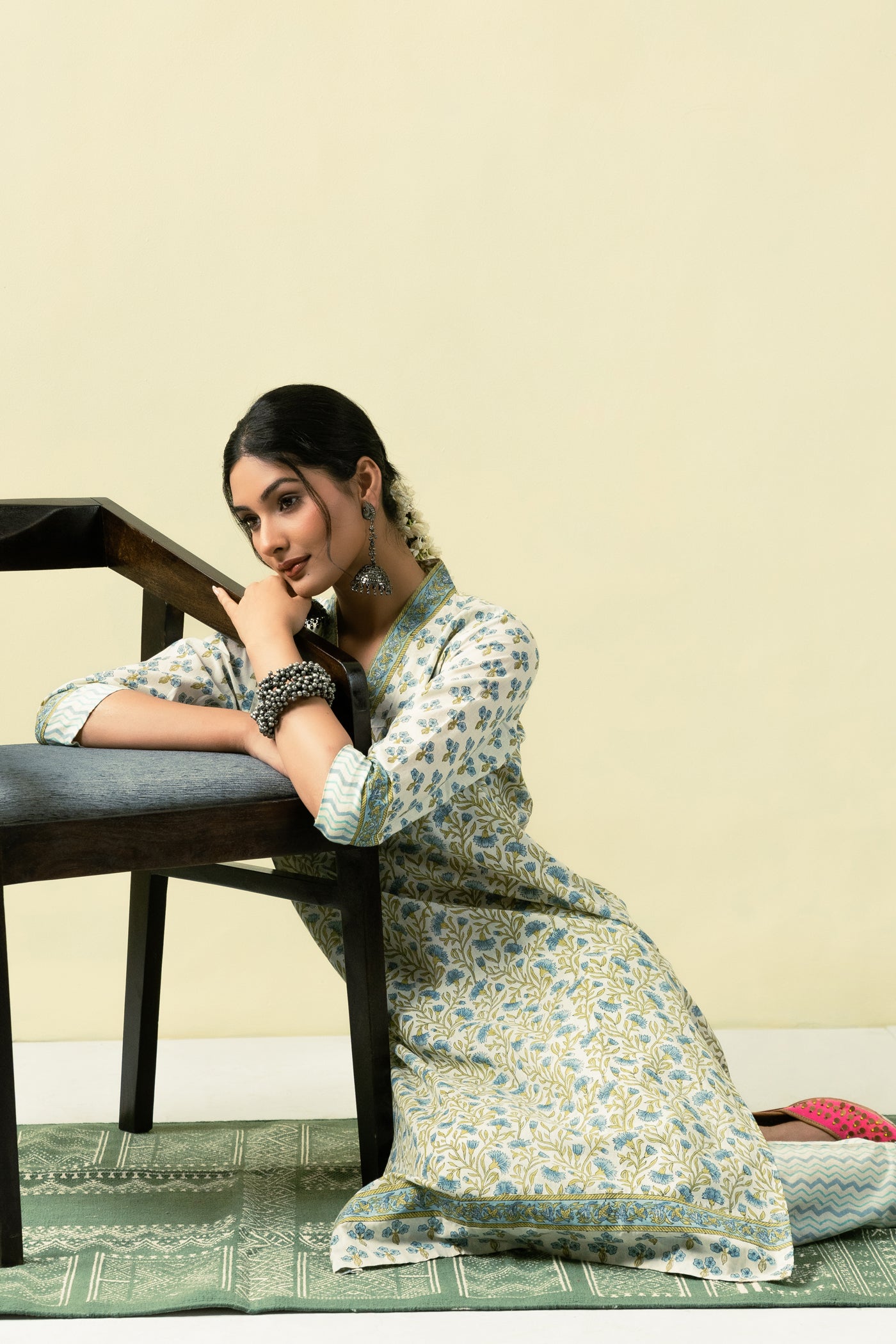 Asmani Kurta Set