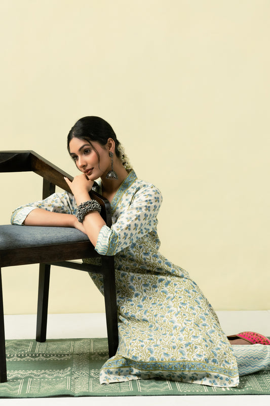Asmani Kurta Set