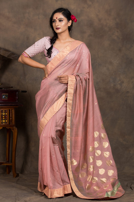 Gulab Chanderi Saree