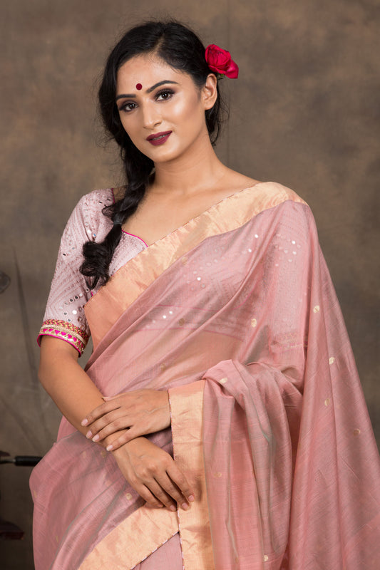 Gulab Chanderi Saree